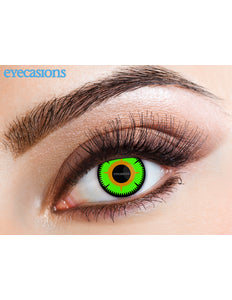 Wicked Costumes Groen oranje lenzen Maleficent