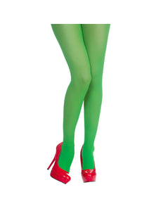 Wicked Costumes Groene kerst elf panty