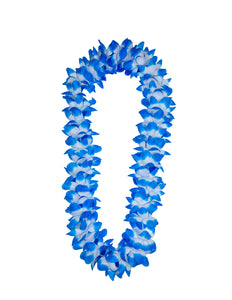 Wicked Costumes Hawaii slinger blauw met orchideeën