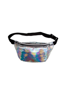 Wicked Costumes Heuptasje disco holografische zilver