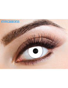 Wicked Costumes Witte zombie lenzen in uv wit