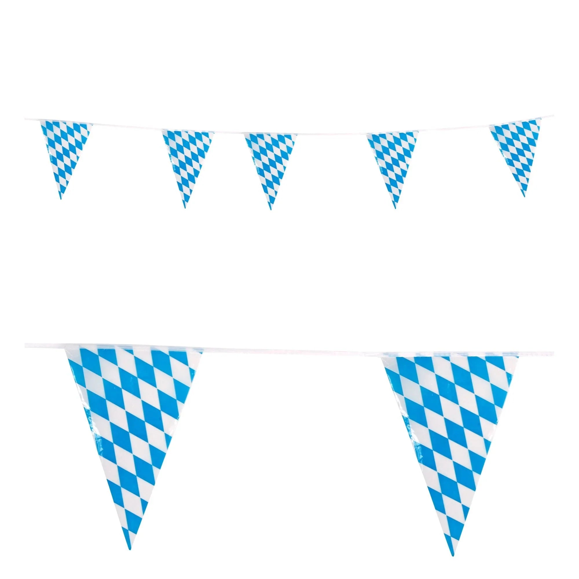 Oktoberfest versiering in Beiers blauw-wit