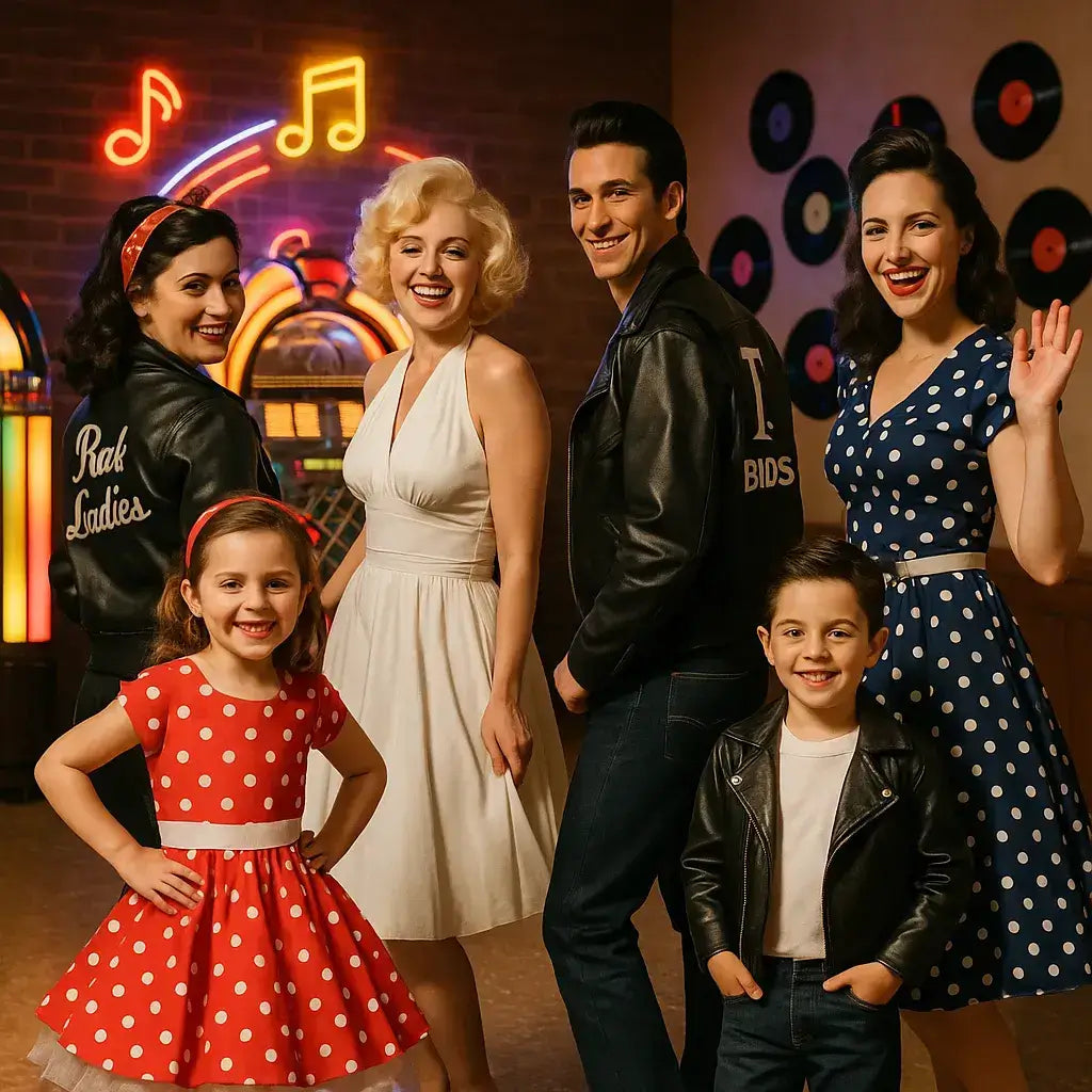 Wat draag je op een jaren 50 themafeest?