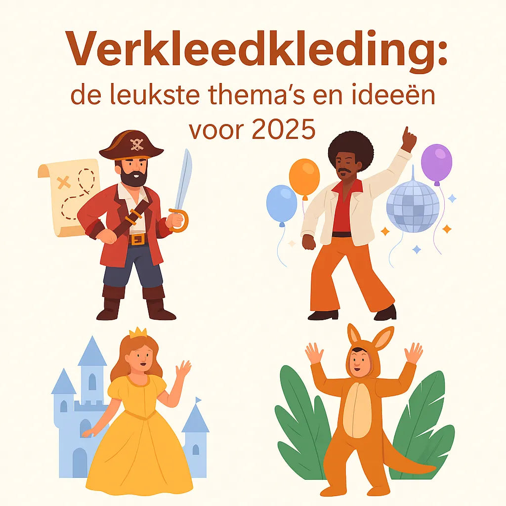 Verkleedkleding: de leukste thema's en ideeën voor 2025