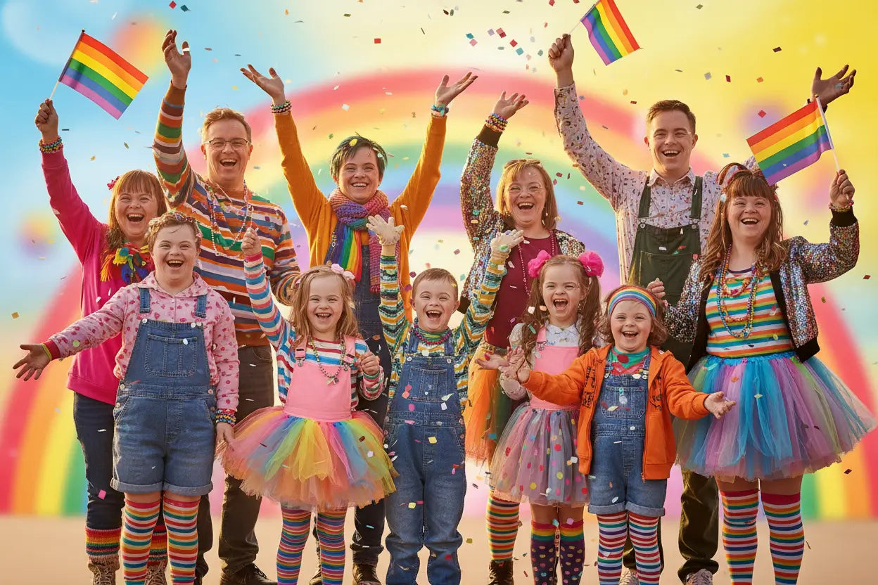 Wereld Down Syndroom Dag: vier het met kleurrijke outfits en gekke sokken