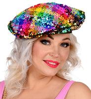 Casquette à paillettes