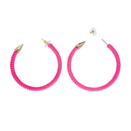 Boucles d'oreilles roses
