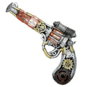 Steampunk pistool steamgun met tandwielen in brons en koper