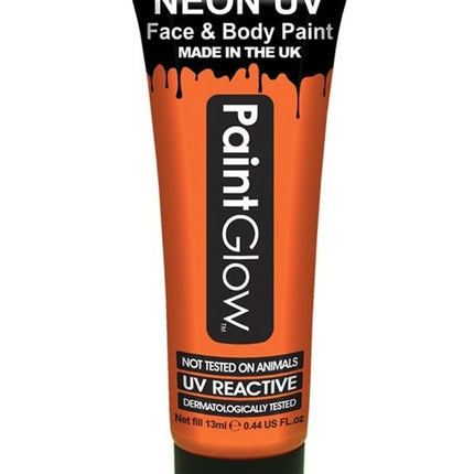 Body paint in neon kleuren voor carnaval en festival, lichaamsverf uitwasbaar