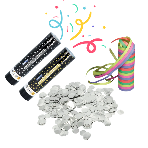 Confettis, Serpentines & Shooters