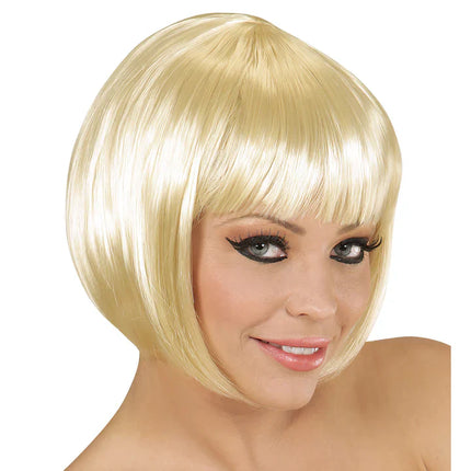 Blonde pruik