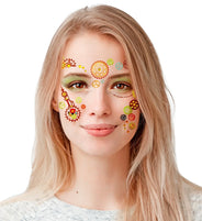 Autocollants pour le visage