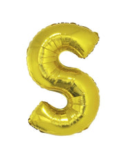 Ballon lettre doré petit