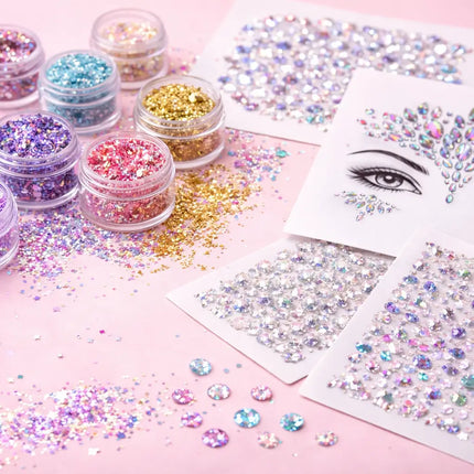Glitters, steentjes & stickers