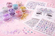 Paillettes, strass & autocollants