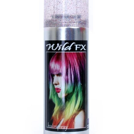 Glitter haarspray in goud en zilver voor carnaval en festival