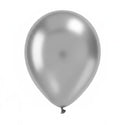 zilveren ballonnen