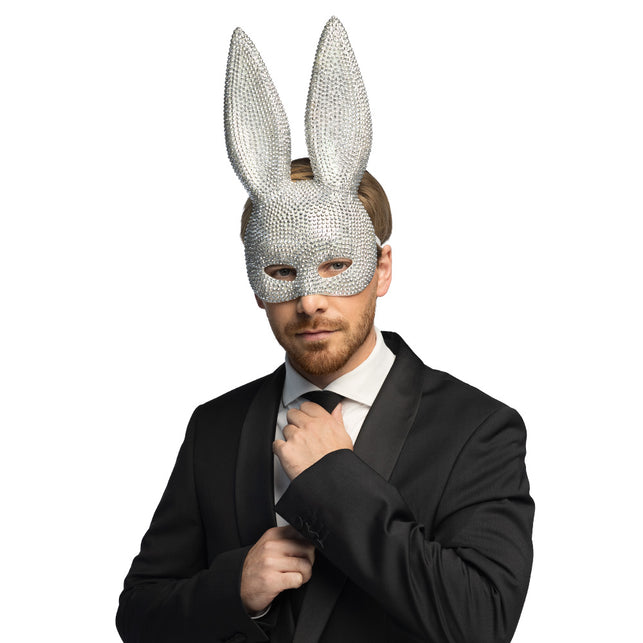 Halfmasker Bunny diamant — foto 2