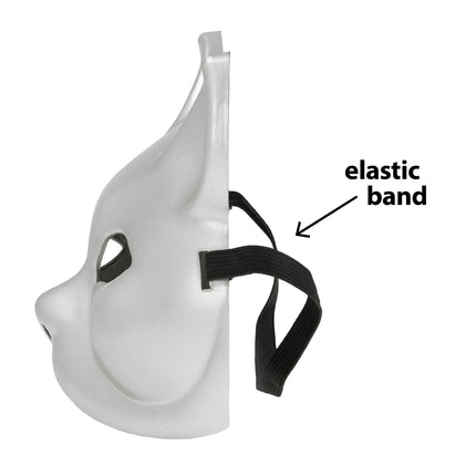 Halfmasker Kitty zilver — foto 3