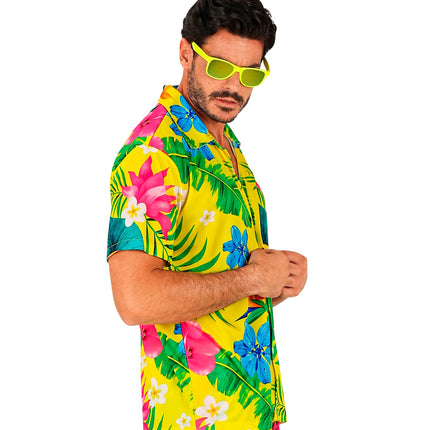 Hawaii blouse Toekan detail - tropisch zomershirt toekan beach party