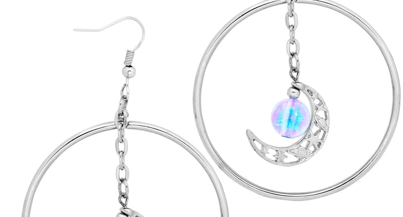 Oorbellen mystiek voor dames vooraanzicht – sieraden