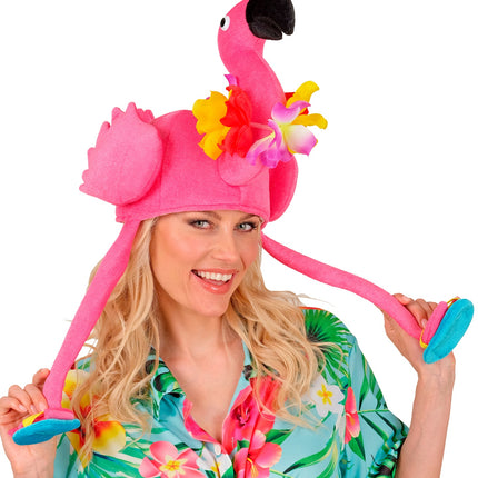 Flamingo hoed hawaii detailopname – hoeden
