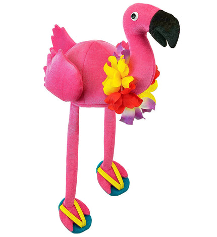 Flamingo hoed hawaii vooraanzicht – hoeden