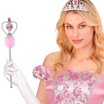 Toverstaf prinsessen met marabou sfeerbeeld – accessoires