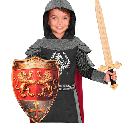 Schild Lionheart houten voor jongens achterkant – accessoires