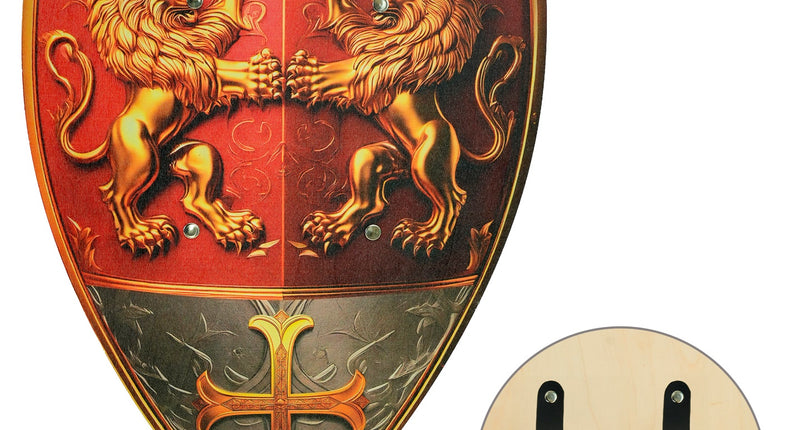 Schild Lionheart houten voor jongens vooraanzicht – accessoires