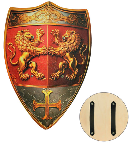 Schild Lionheart houten voor jongens vooraanzicht – accessoires