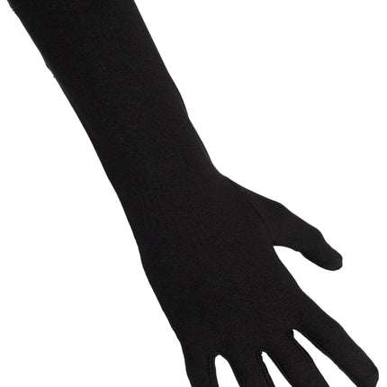 Handschoenen nylon lang zwart volwassenen — foto 11
