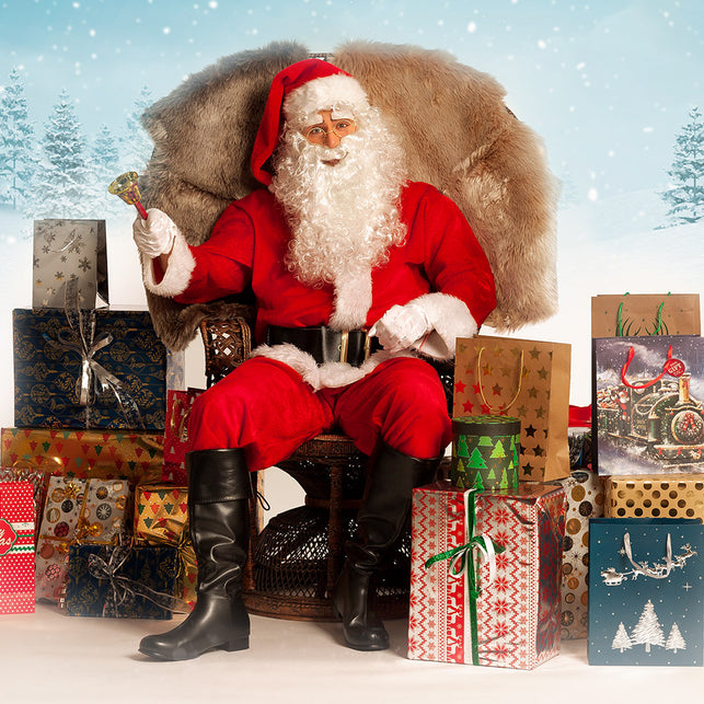 Bril goud montuur kerstman — foto 6