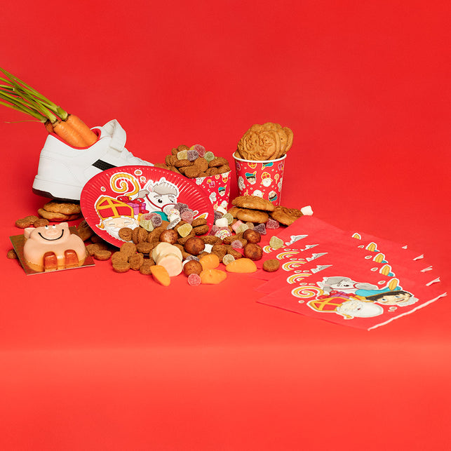 Set 10 papieren bordjes Sinterklaas (XL) — foto 2