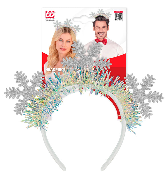 Hoofdband sneeuwvlokken glitter Bram — foto 2