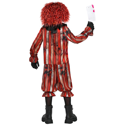 Gemene clownsjas jongens rood met plooikraag en broek — foto 4