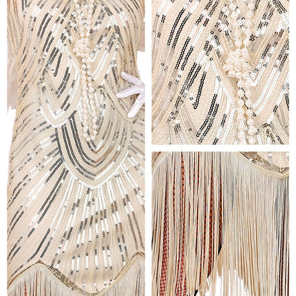Roaring jaren 20 gatsby flapper jurk voor dames productfoto – kostuums