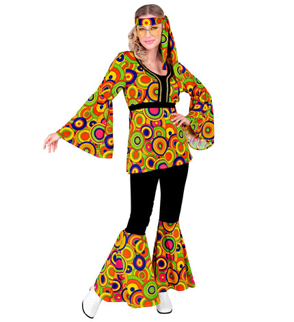 Costume groovy années 70 cercles Floor