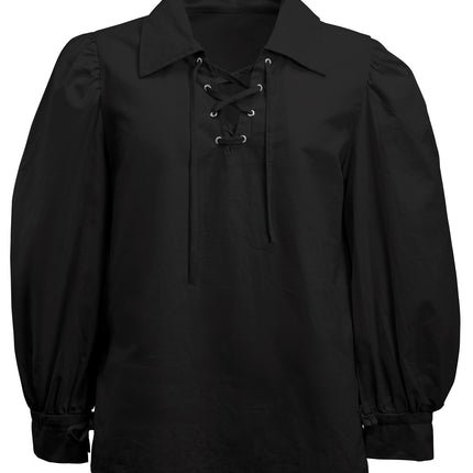 Historisch personage shirt zwart voor heren sfeerbeeld – kleding