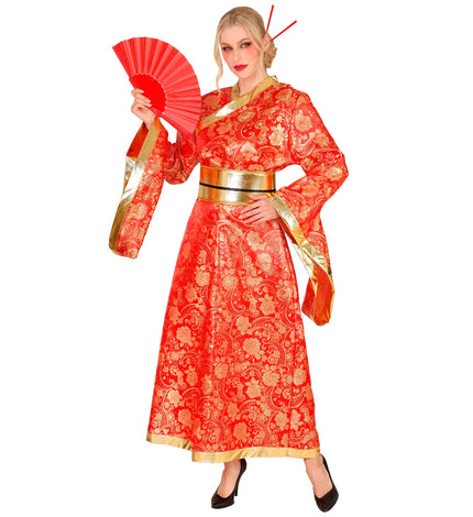 Kimono jurk voor dames vooraanzicht – kostuums