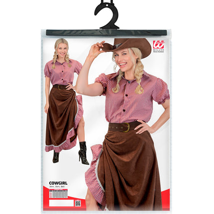 Cowgirl shirt voor dames sfeerbeeld – verkleedkleding