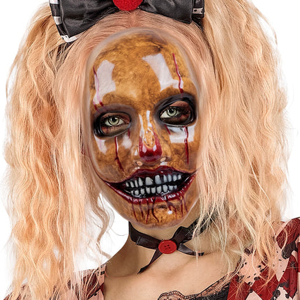 Masker psycho clowns kunststof sfeerbeeld – maskers