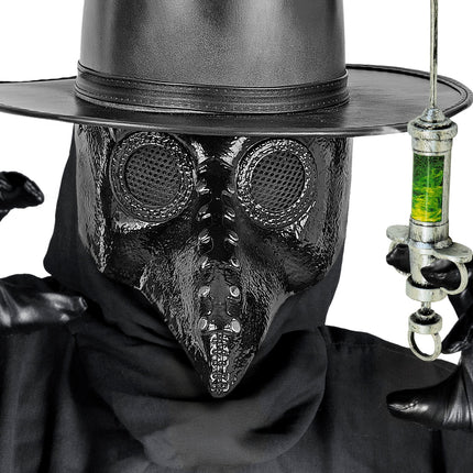 Masker pestdokter hard kunststof close-up – maskers