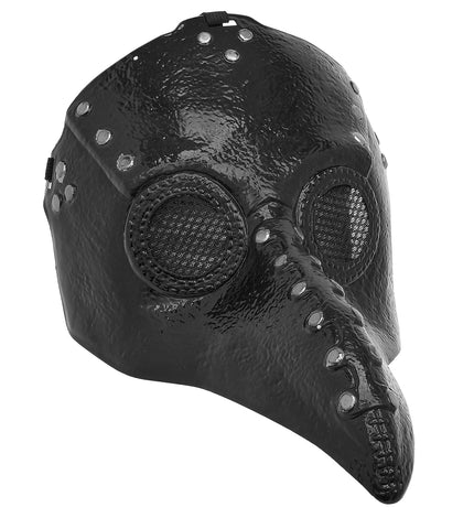 Masker pestdokter hard kunststof vooraanzicht – maskers
