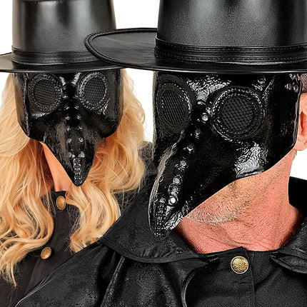 Masker pestdokter hard kunststof achterkant – maskers