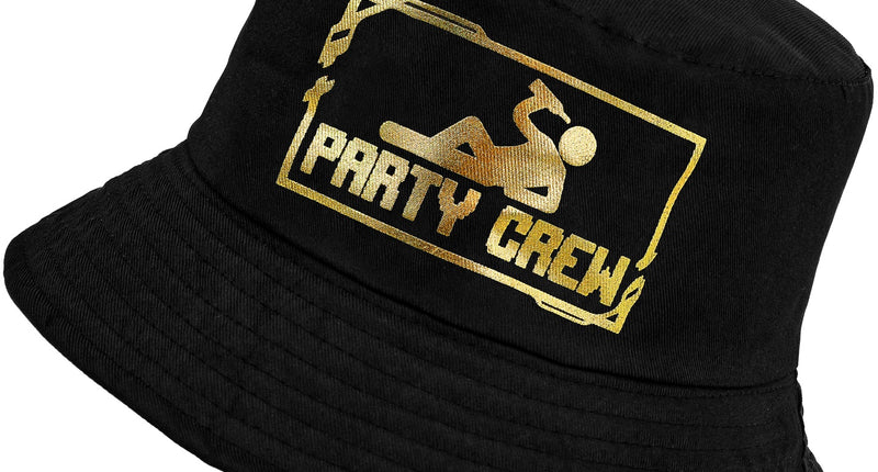Hoed bucket party crew vooraanzicht – hoeden