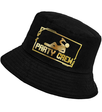 Hoed bucket party crew vooraanzicht – hoeden