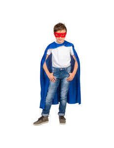 Super Hero kostuum Jerome kinderen blauw vooraanzicht – carnavalskostuum