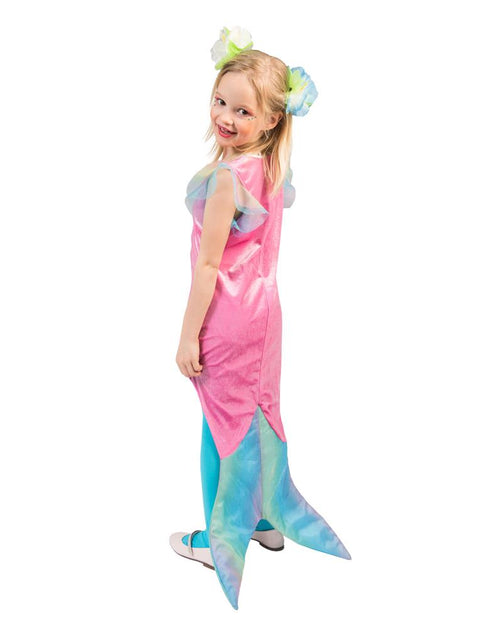 Zeemeermin jurkje voor kinderen achterkant – carnaval outfit