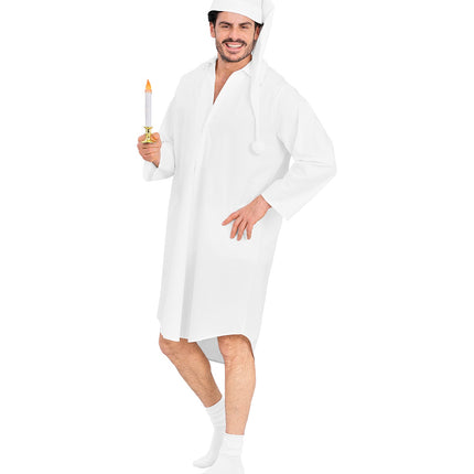 Nachtjapon en pet zijaanzicht – verkleedkleding